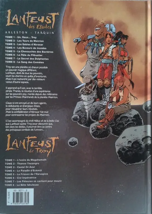 Verso de l'album Lanfeust des Étoiles Tome 5 La chevauchée des bactéries