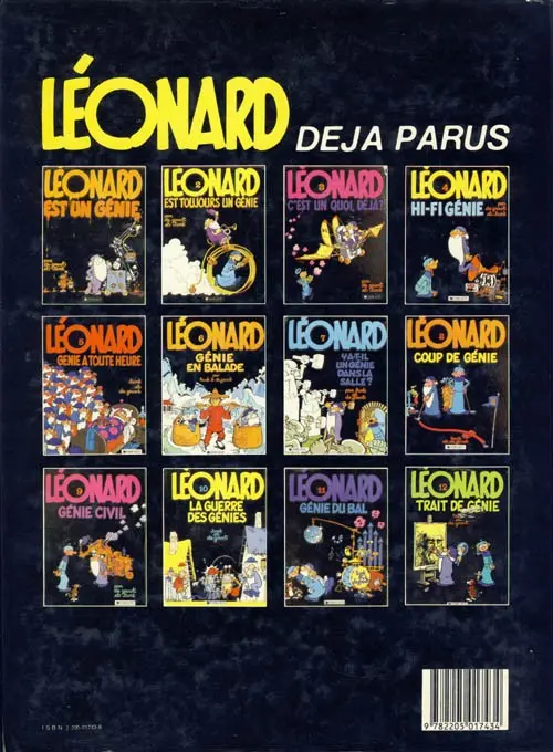 Verso de l'album Léonard Tome 6 Génie en balade