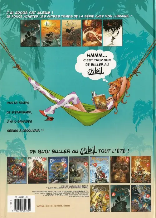 Verso de l'album Luuna Tome 1 La Nuit des Totems