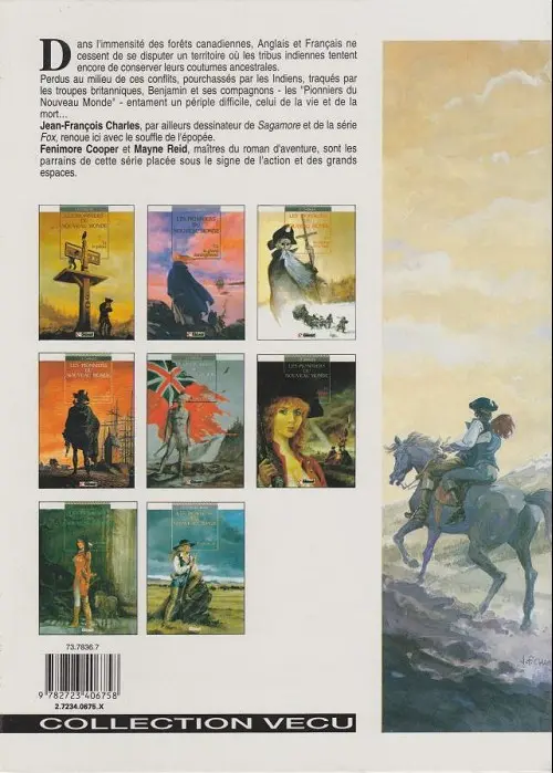 Verso de l'album Les Pionniers du Nouveau Monde Tome 2 Le grand dérangement