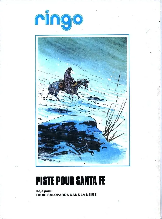 Verso de l'album Ringo Tome 1 Piste pour Santa Fe