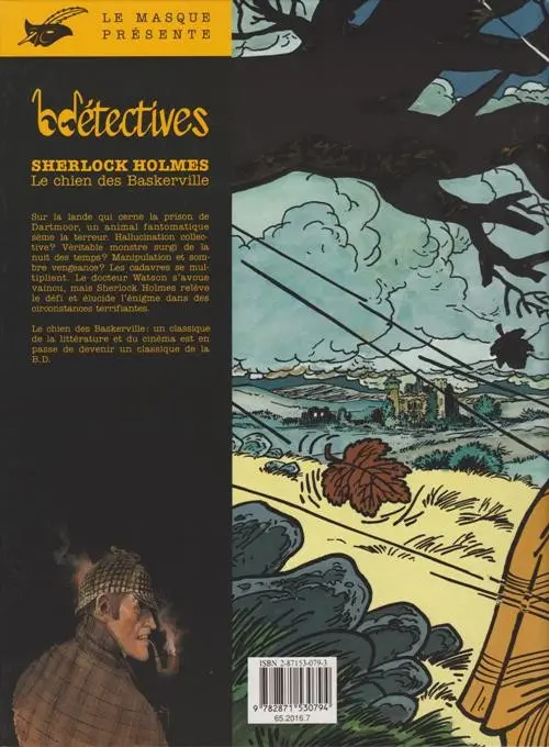 Verso de l'album Sherlock Holmes Tome 2 Le chien des Baskerville
