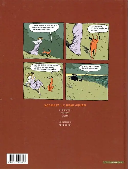 Verso de l'album Socrate le demi-chien Tome 1 Héraclès