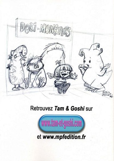 Verso de l'album Tam & Goshi 0.1 Doki-Toys - Edition Collector
