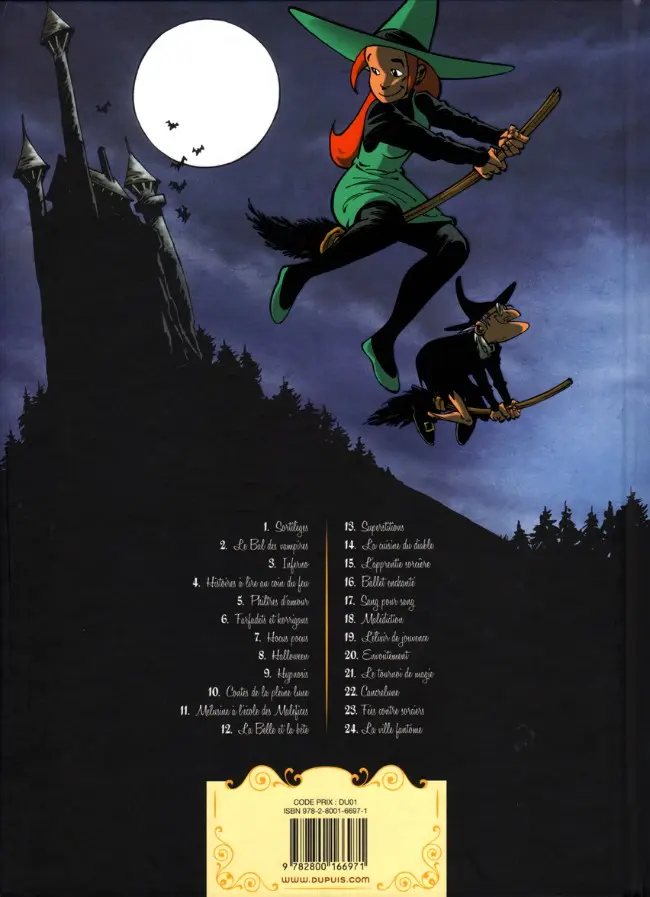Verso de l'album Mélusine Tome 24 La ville fantôme