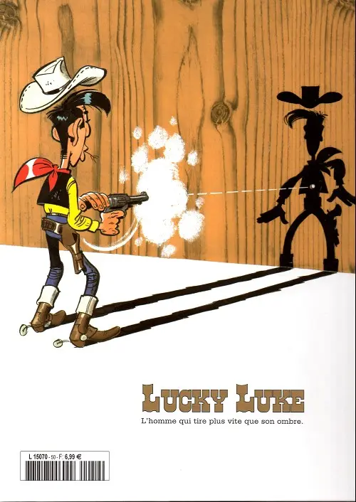 Verso de l'album Lucky Luke La collection Tome 50 Billy the kid