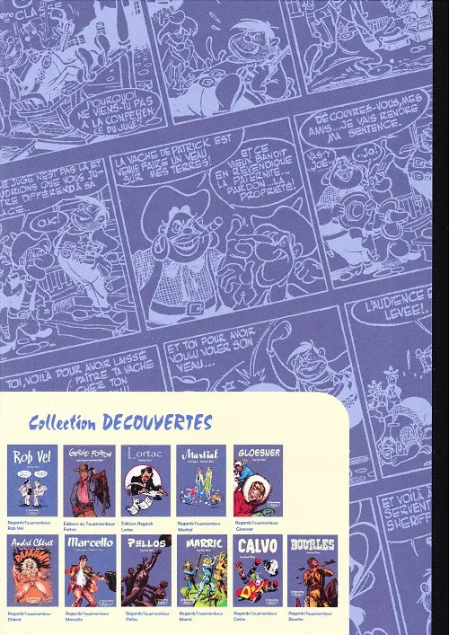 Verso de l'album Découvertes Marin