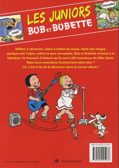 Verso de l'album Bob et Bobette (Les Juniors) Tome 7 Eureka !