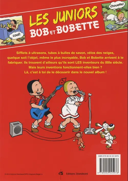 Verso de l'album Bob et Bobette (Les Juniors) Tome 7 Eureka !
