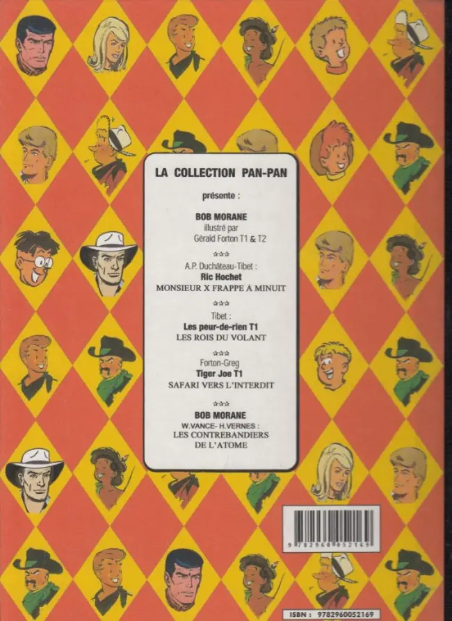 Verso de l'album Bob Morane Tome 18 Les contrebandiers de l'atome