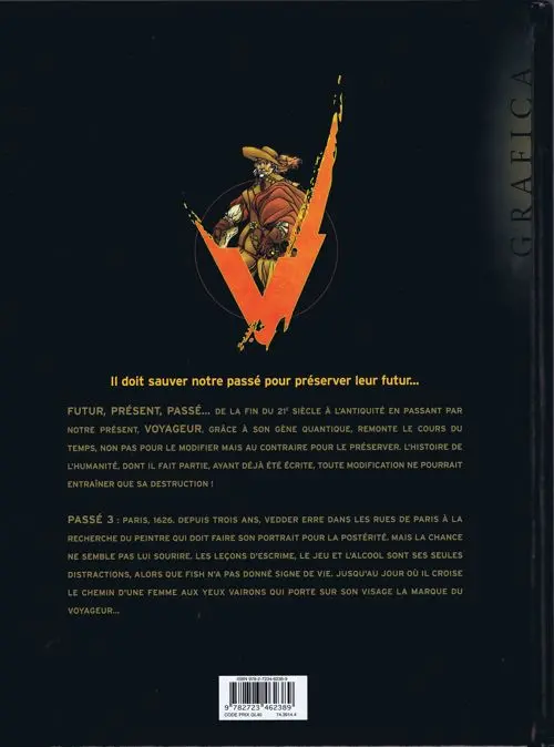 Verso de l'album Voyageur Tome 11 Passé 3