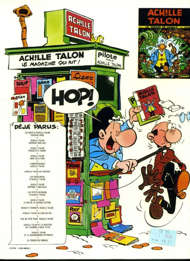 Verso de l'album Achille Talon Tome 13 Pas de pitié pour Achille Talon