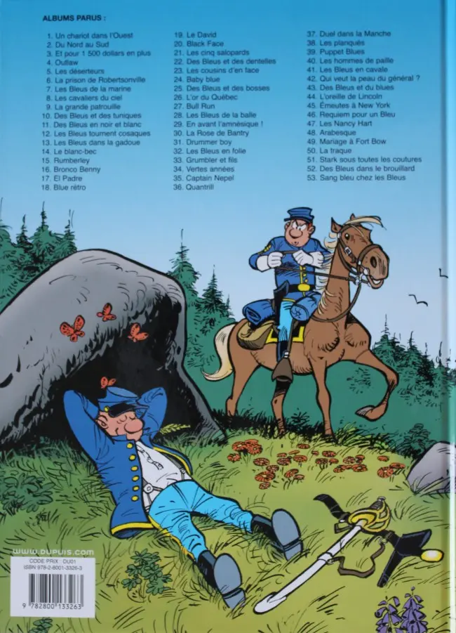 Verso de l'album Les Tuniques Bleues Tome 46 Requiem pour un Bleu
