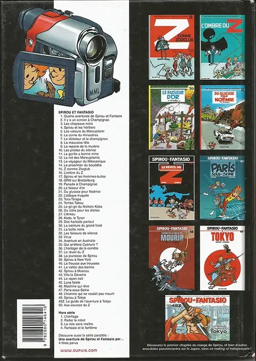 Verso de l'album Spirou et Fantasio Tome 34 Aventure en Australie