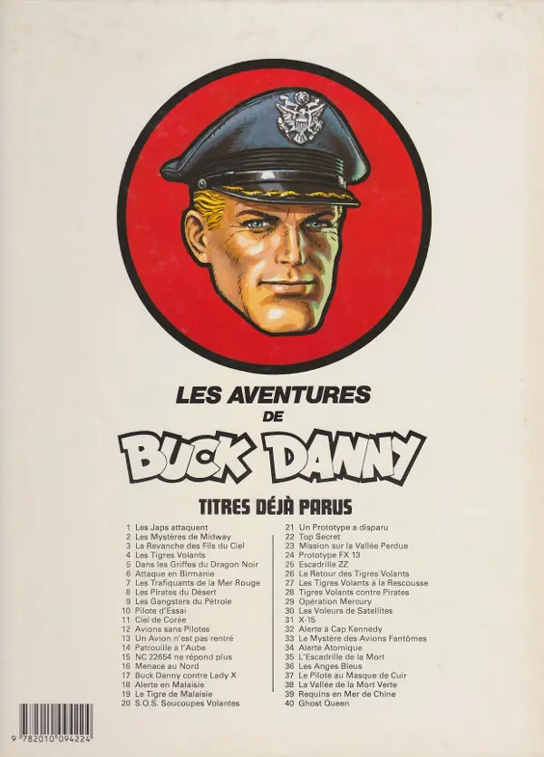 Verso de l'album Buck Danny Tome 41 Mission 'Apocalypse'