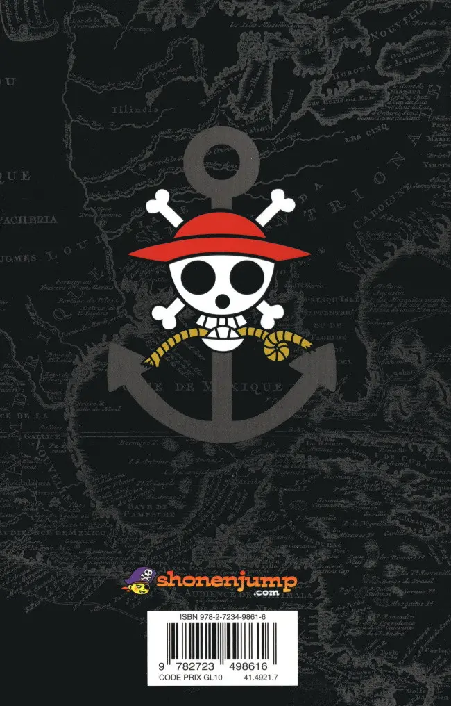 Verso de l'album One Piece Tome 33 Davy back fight !!
