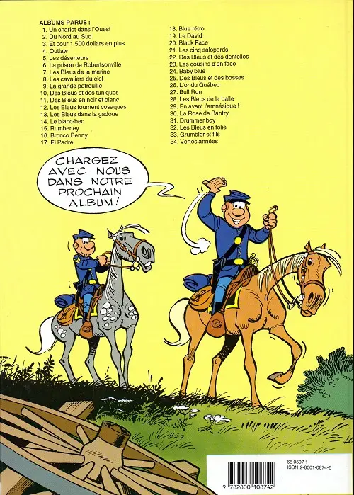 Verso de l'album Les Tuniques Bleues Tome 17 El padre