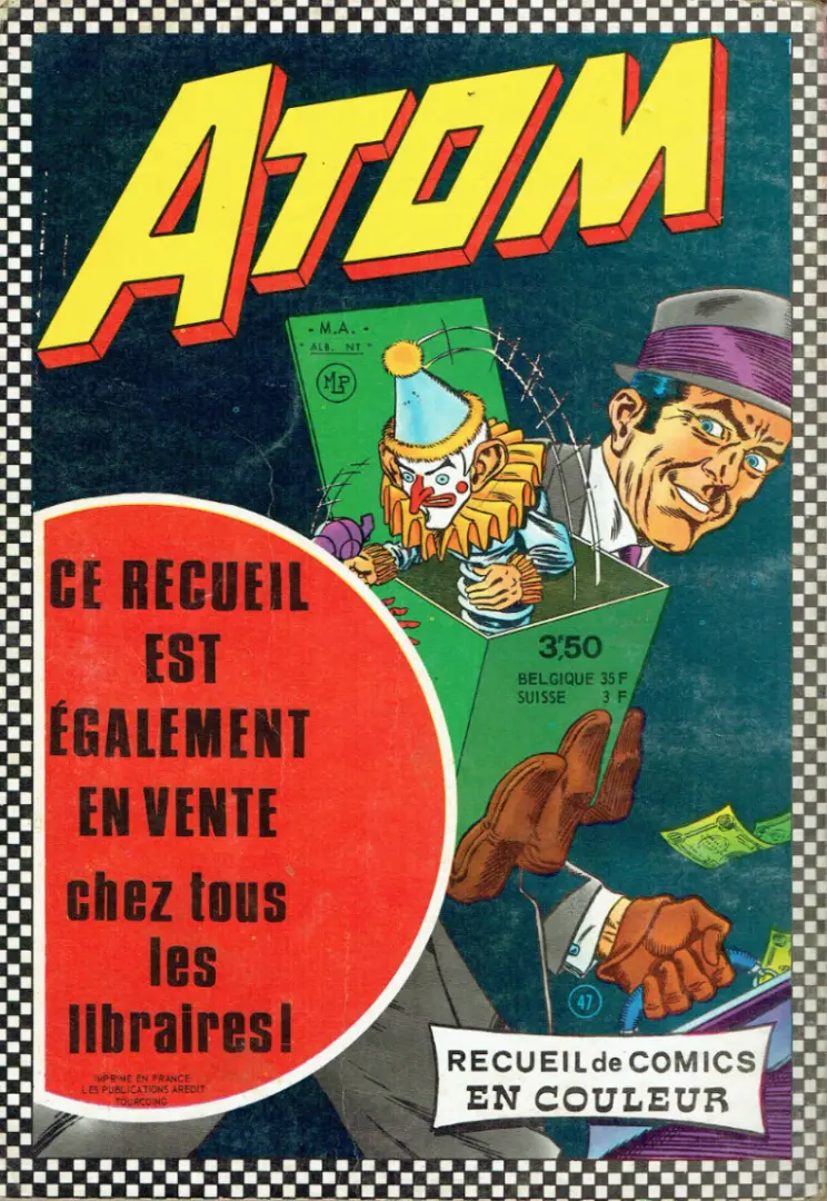 Verso de l'album Captain Action Recueil N°48