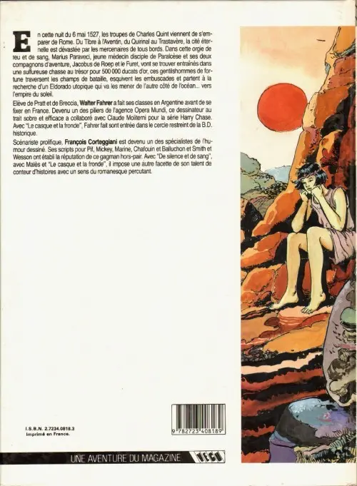Verso de l'album Le Casque et la fronde Tome 1 Des gentilshommes de fortune
