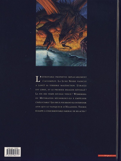 Verso de l'album Chroniques de la Lune Noire Tome 14 La Fin des Temps