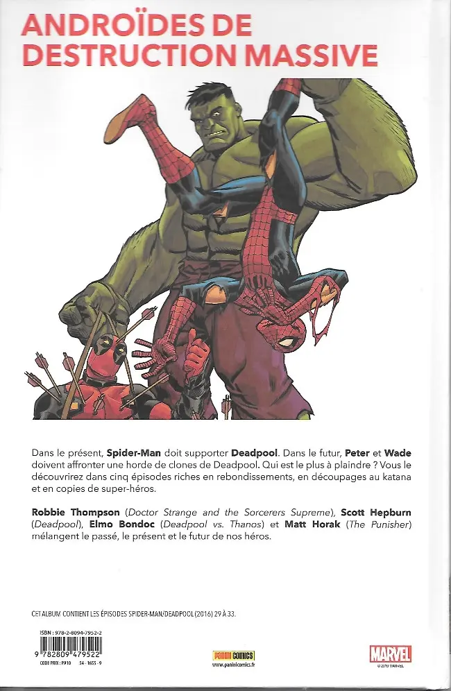 Verso de l'album Spider-Man / Deadpool Tome 2 Zone 14