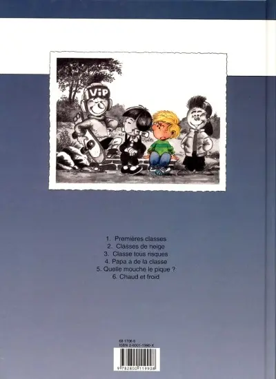 Verso de l'album Cédric Tome 6 Chaud et froid