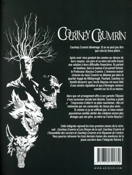 Verso de l'album Courtney Crumrin Intégrale Volume 1 Intégrale