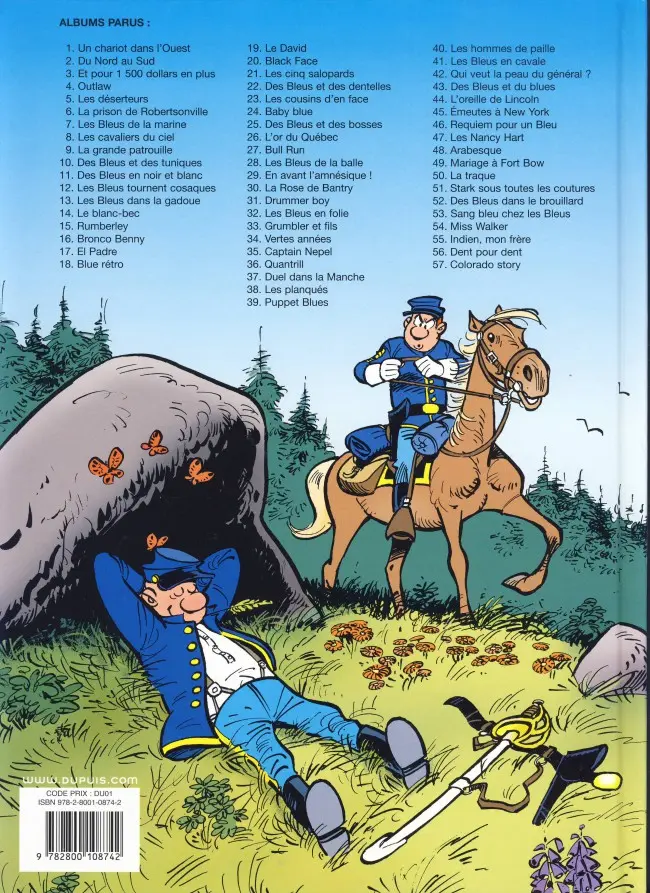 Verso de l'album Les Tuniques Bleues Tome 17 El padre