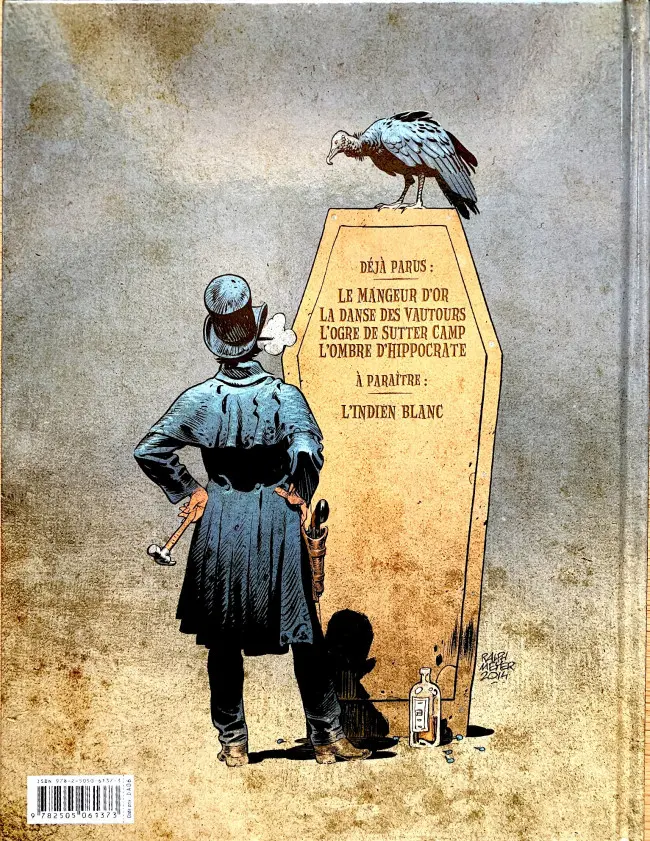 Verso de l'album Undertaker Tome 1 Le mangeur d'or