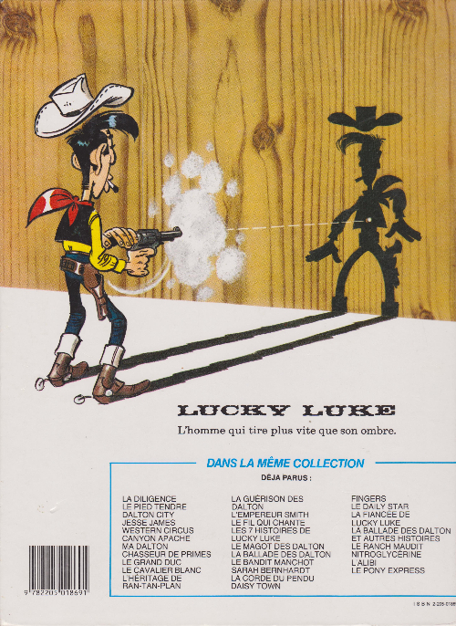 Verso de l'album Lucky Luke Tome 48 Le Bandit Manchot