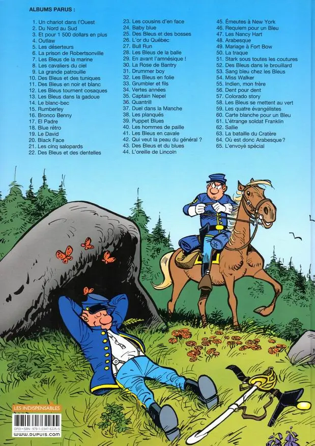 Verso de l'album Les Tuniques Bleues Tome 46 Requiem pour un bleu