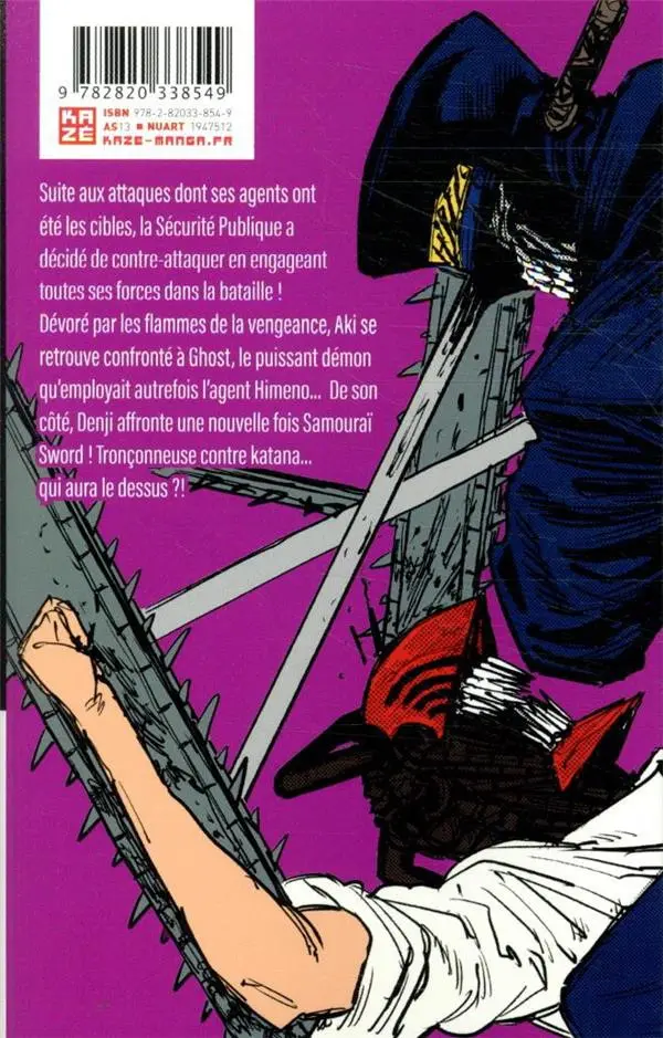 Verso de l'album Chainsaw Man 5