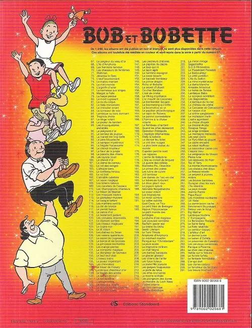 Verso de l'album Bob et Bobette Tome 266 Les monstres nucléaires