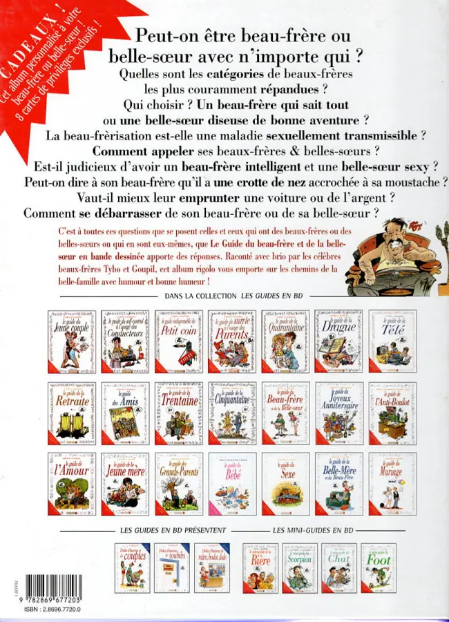 Verso de l'album Le Guide Tome 13 Le guide du Beau-frère et de la Belle-sœur