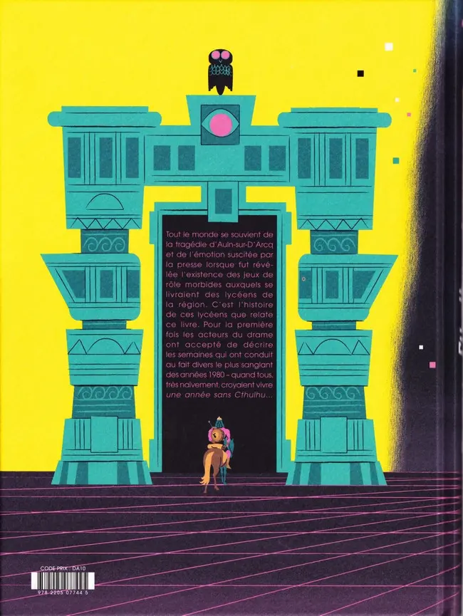 Verso de l'album Une année sans Cthulhu