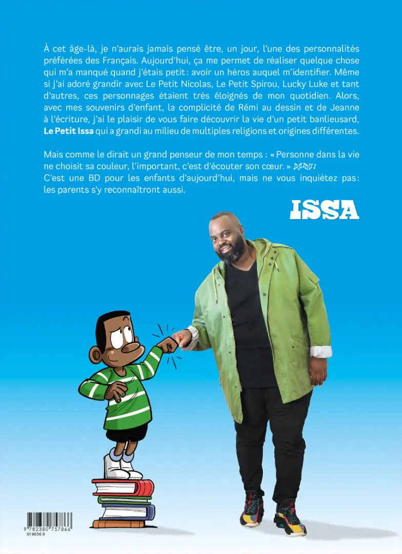 Verso de l'album Le petit Issa Tome 1 La kiffance