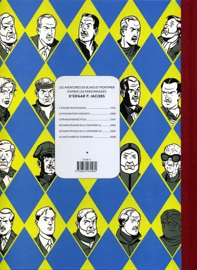 Verso de l'album Blake et Mortimer Tome 18 Le Sanctuaire du Gondwana