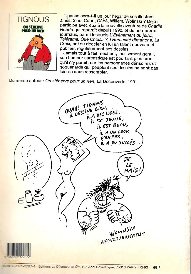 Verso de l'album Pourquoi faire simple...
