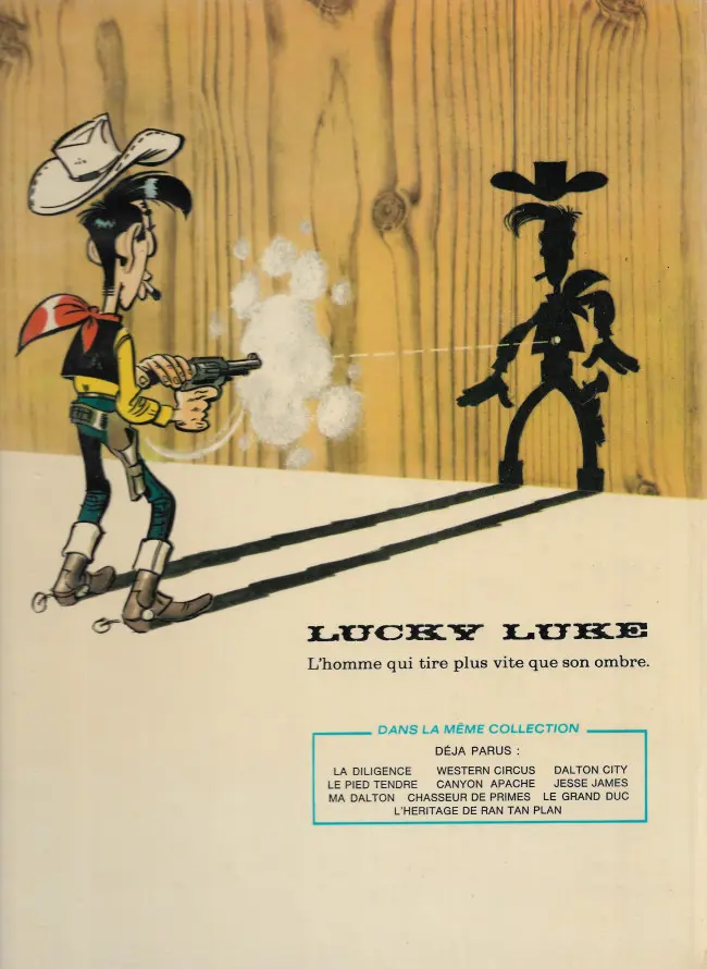 Verso de l'album Lucky Luke Tome 37 Canyon Apache