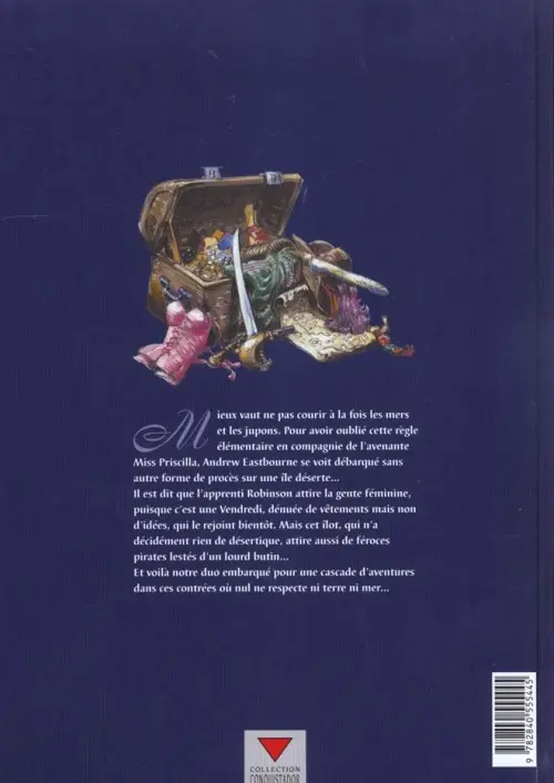 Verso de l'album Compagnons de Fortune Tome 1 Juste une île