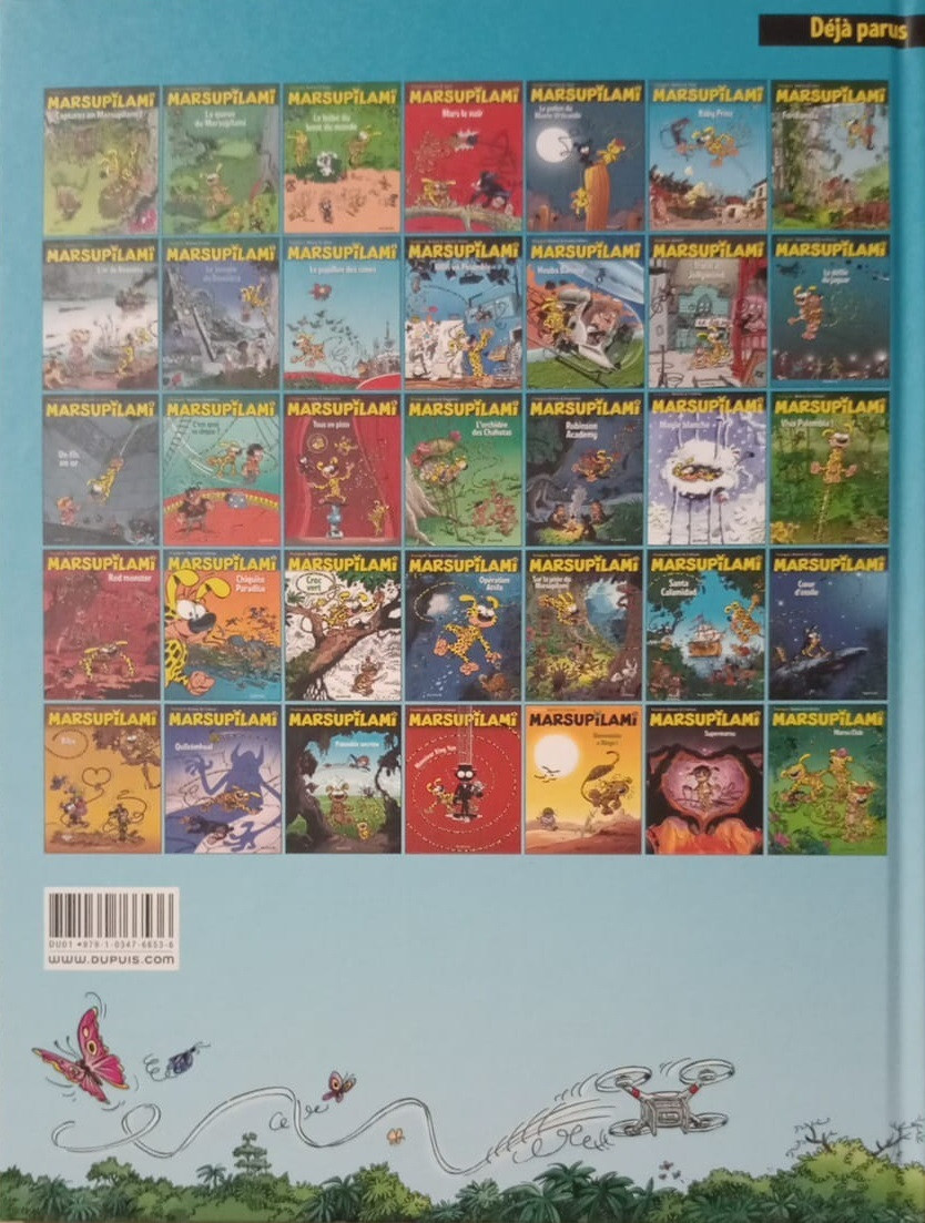 Verso de l'album Marsupilami Tome 28 Biba