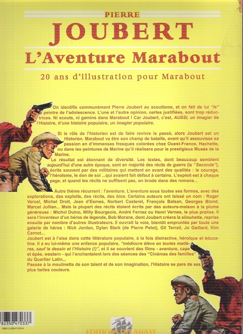 Verso de l'album L'aventure marabout 20 ans d'illustration pour marabout
