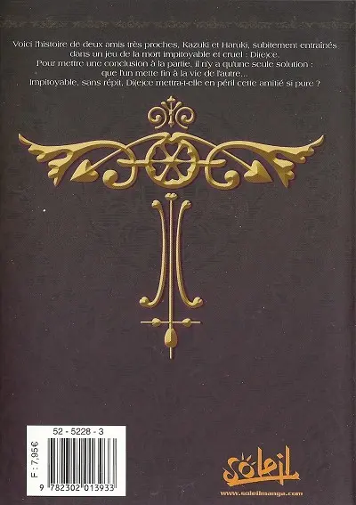 Verso de l'album Di(e)ce 2