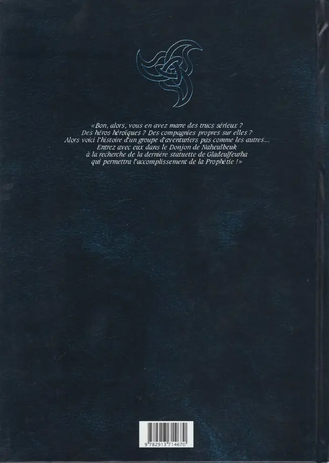 Verso de l'album Le Donjon de Naheulbeuk Tome 1 Première saison, partie 1