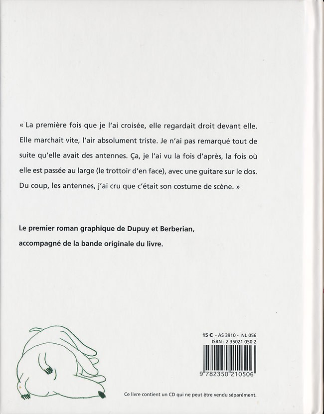 Verso de l'album Françoise