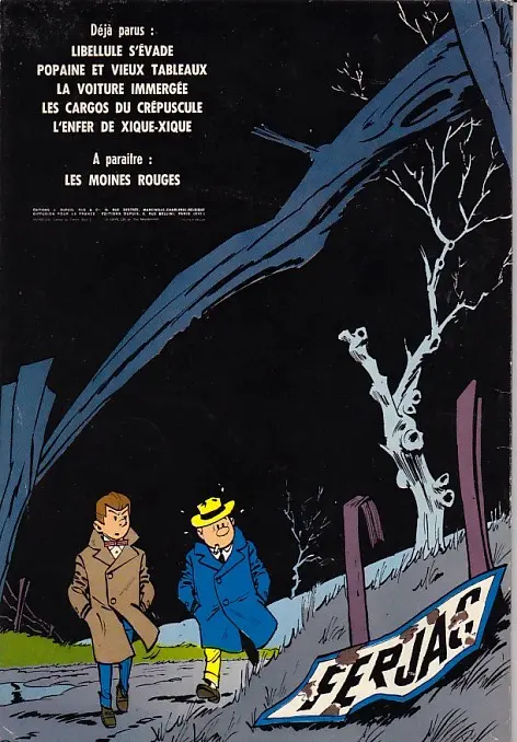 Verso de l'album Gil Jourdan Tome 6 Surboum pour 4 roues