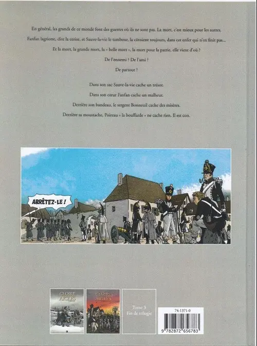 Verso de l'album La Gloire des Aigles Tome 2 Maion Lagriotte