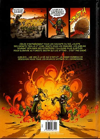 Verso de l'album Goblin's Tome 1 Bêtes et méchants