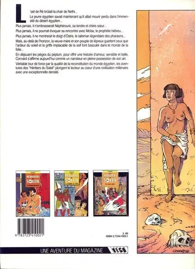 Verso de l'album Les Héritiers du soleil Tome 3 La veuve-mère