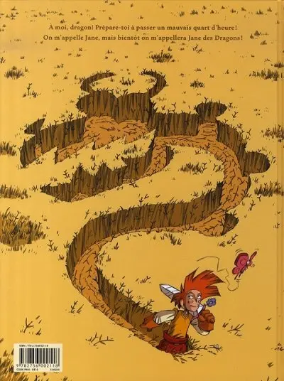 Verso de l'album Jane des dragons Tome 2 Dans les griffes du griffon